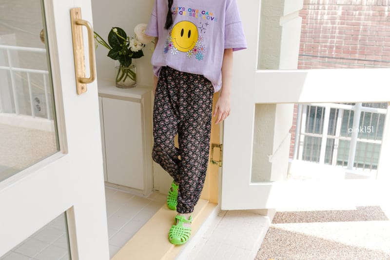 PINK151 - Korean Children Fashion - #Kfashion4kids - Flower Pants - 3