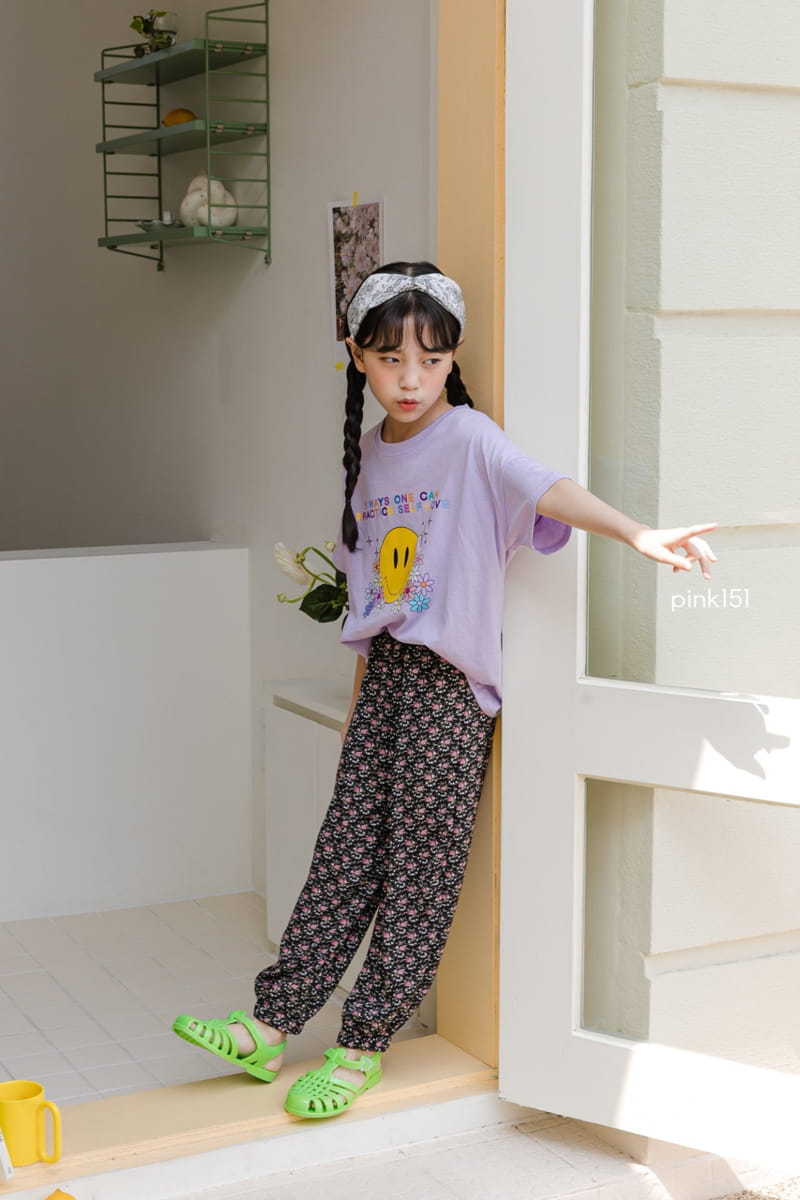 PINK151 - Korean Children Fashion - #Kfashion4kids - Flower Pants - 4