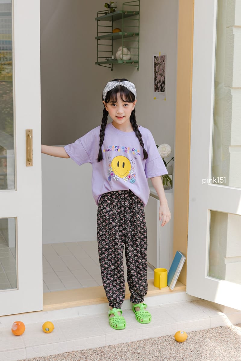 PINK151 - Korean Children Fashion - #Kfashion4kids - Flower Pants - 5