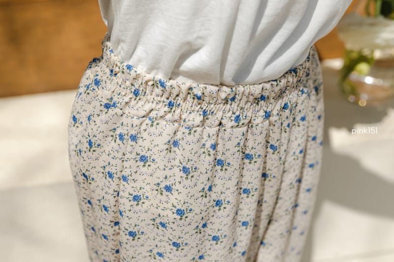 PINK151 - Korean Children Fashion - #Kfashion4kids - Flower Pants - 7
