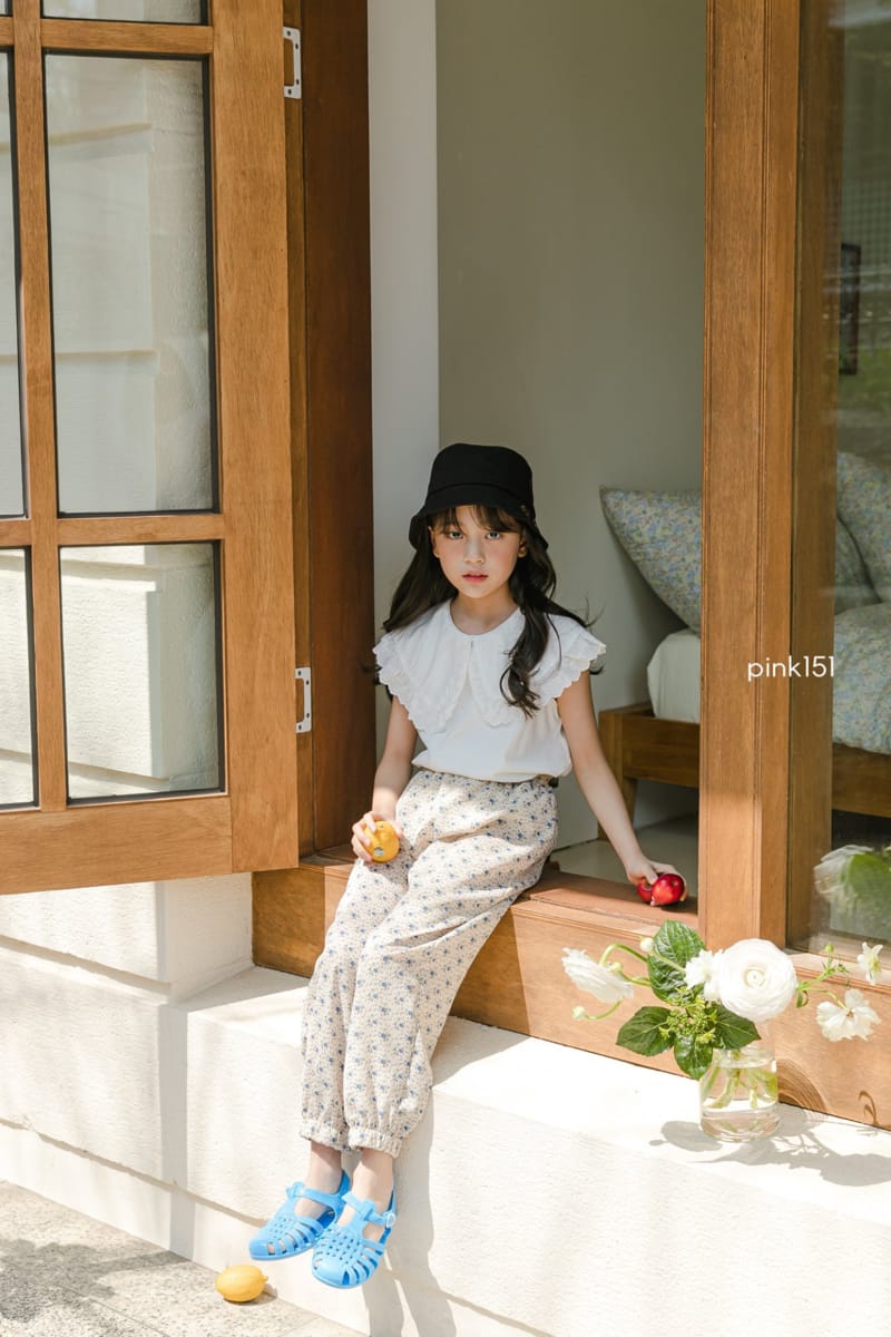 PINK151 - Korean Children Fashion - #Kfashion4kids - Flower Pants - 9