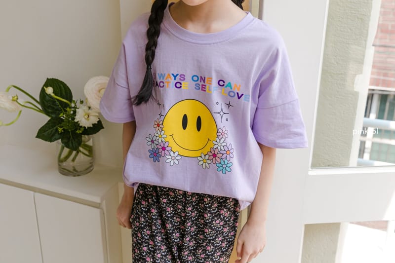 PINK151 - Korean Children Fashion - #Kfashion4kids - Twinkle Smile Tee