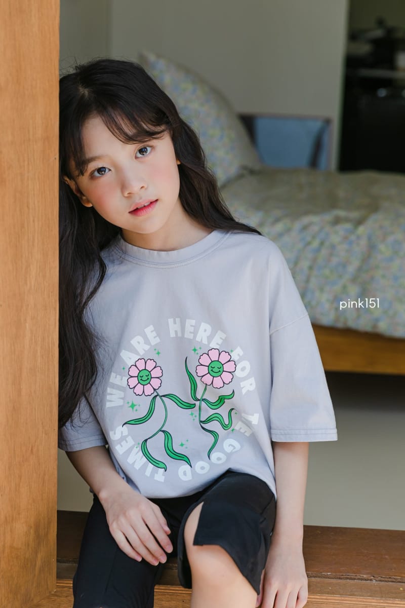 PINK151 - Korean Children Fashion - #Kfashion4kids - Dancing Flower Tee - 2
