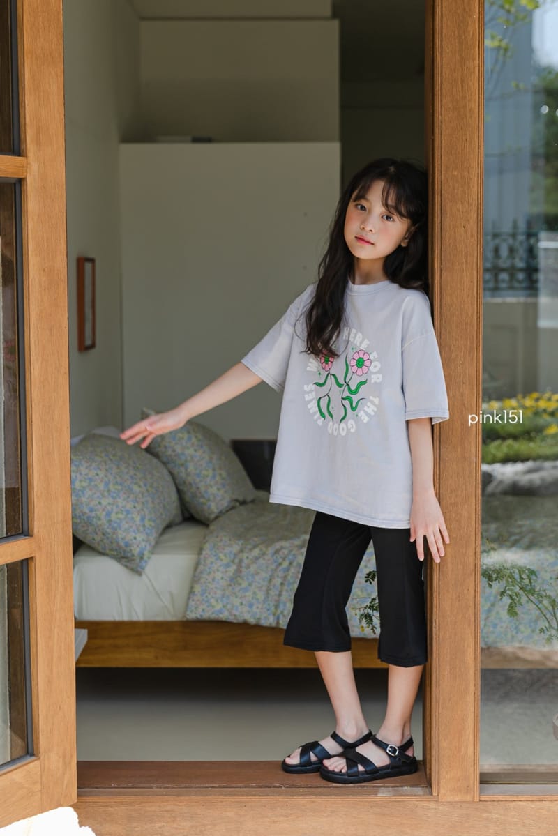 PINK151 - Korean Children Fashion - #Kfashion4kids - Dancing Flower Tee - 4