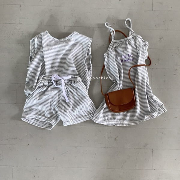 POPOCHICHI - Korean Children Fashion - #Kfashion4kids - Summer Sleeveless One-piece - 8