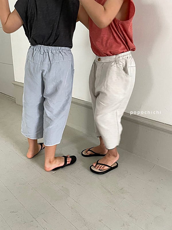 POPOCHICHI - Korean Children Fashion - #Kfashion4kids - Deggi Linen Pants - 4