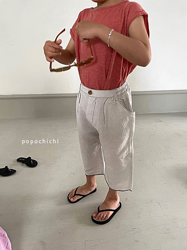 POPOCHICHI - Korean Children Fashion - #Kfashion4kids - Deggi Linen Pants - 6