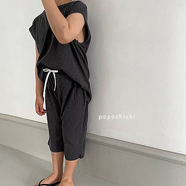 POPOCHICHI - Korean Children Fashion - #Kfashion4kids - Sleeve Top Bottom Set