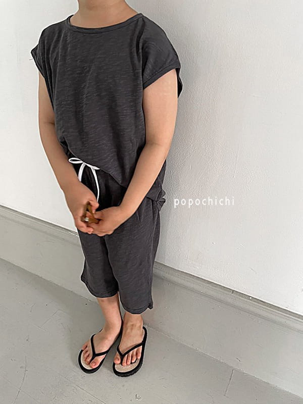 POPOCHICHI - Korean Children Fashion - #Kfashion4kids - Sleeve Top Bottom Set - 5