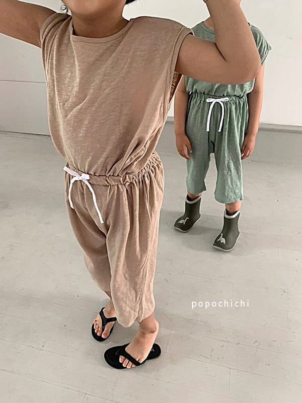 POPOCHICHI - Korean Children Fashion - #Kfashion4kids - Sleeve Top Bottom Set - 8