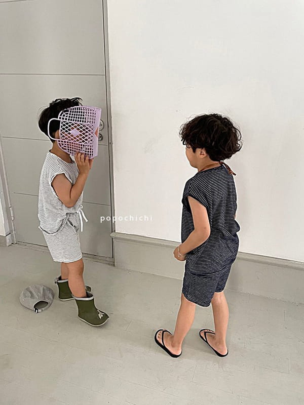 POPOCHICHI - Korean Children Fashion - #Kfashion4kids - Summer Top Bottom Set - 5