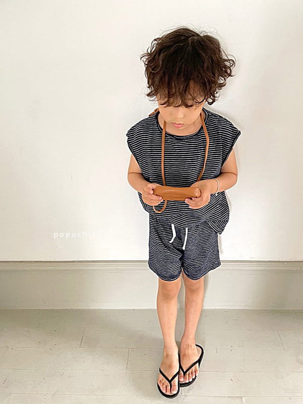 POPOCHICHI - Korean Children Fashion - #Kfashion4kids - Summer Top Bottom Set - 6