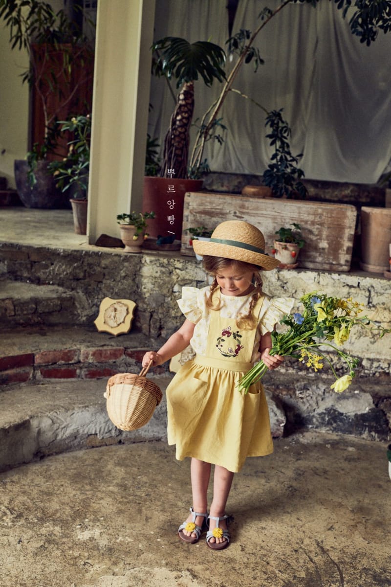 POURENFANT - Korean Children Fashion - #Kfashion4kids - Lami Dungarees Skirt - 7