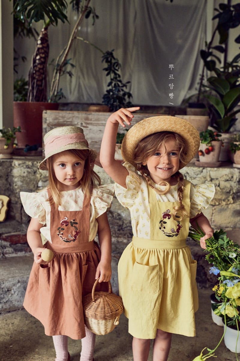 POURENFANT - Korean Children Fashion - #Kfashion4kids - Lami Dungarees Skirt - 9