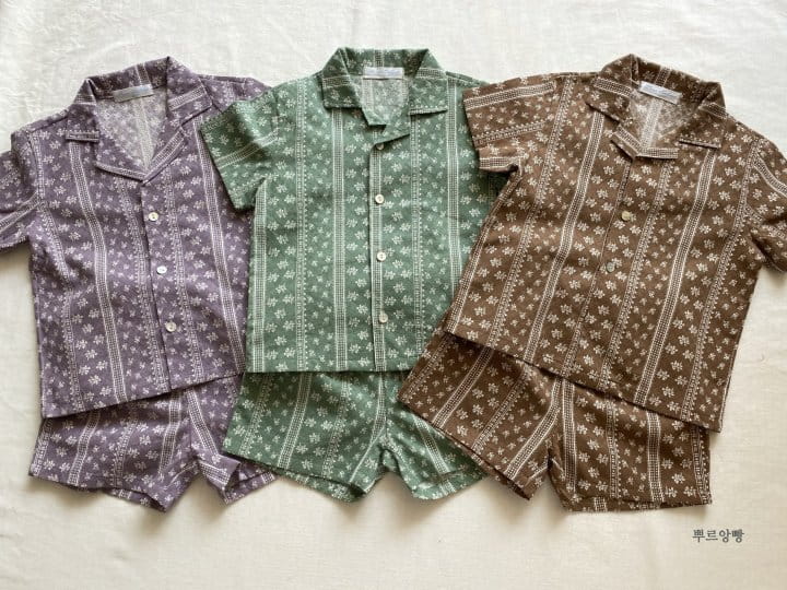 POURENFANT - Korean Children Fashion - #Kfashion4kids - Rona Top Bottom Set - 10