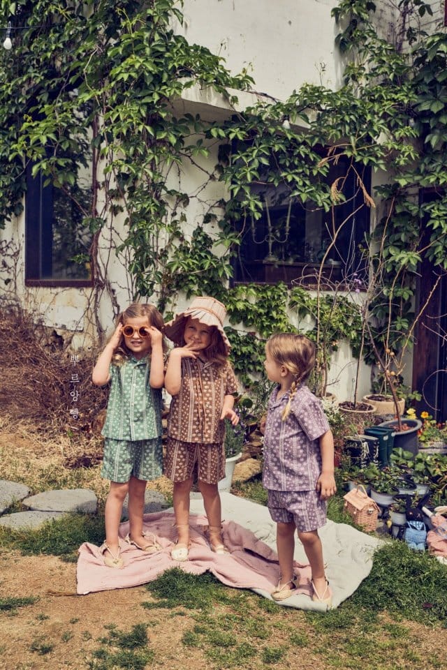 POURENFANT - Korean Children Fashion - #Kfashion4kids - Rona Top Bottom Set - 7