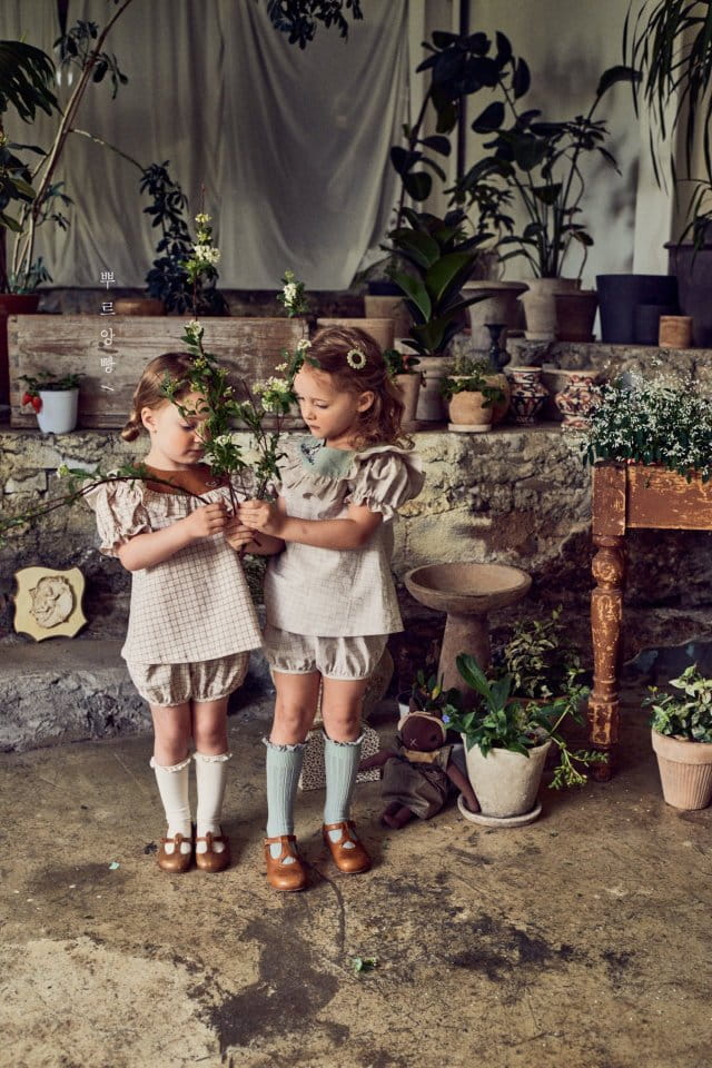 POURENFANT - Korean Children Fashion - #Kfashion4kids - Berry Top Bottom Set
