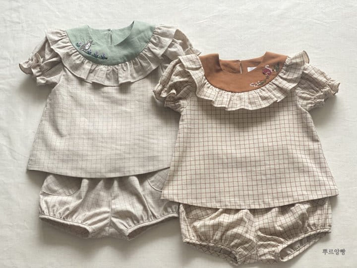 POURENFANT - Korean Children Fashion - #Kfashion4kids - Berry Top Bottom Set - 10