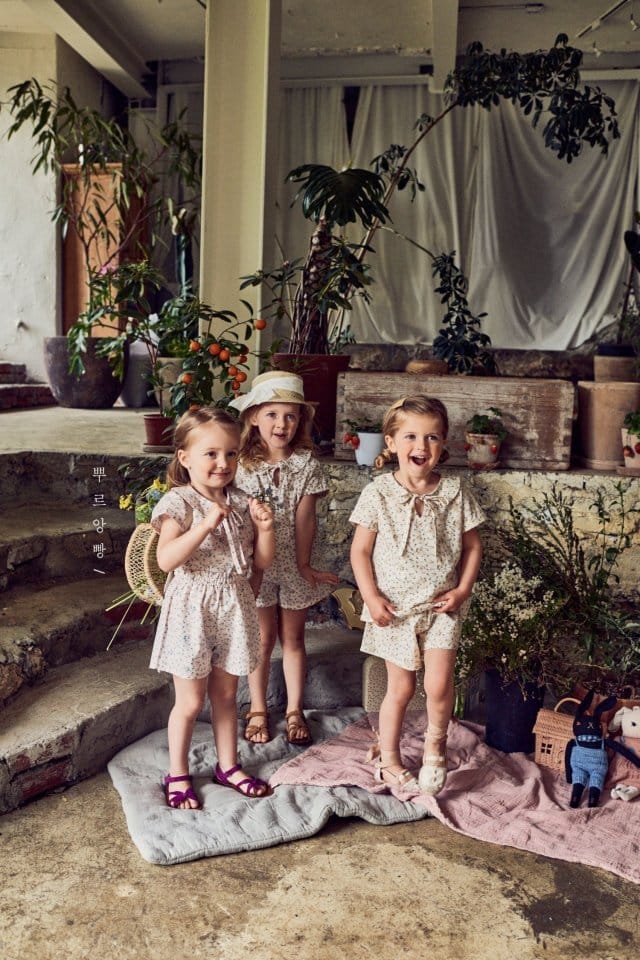 POURENFANT - Korean Children Fashion - #Kfashion4kids - Loha Top Bottom Set - 3