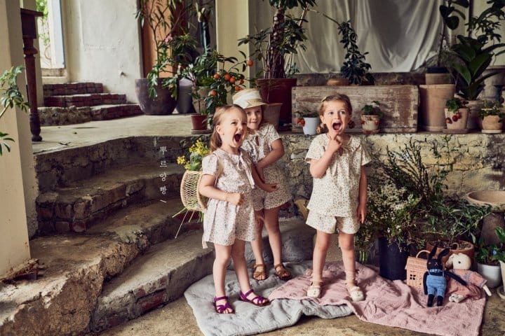 POURENFANT - Korean Children Fashion - #Kfashion4kids - Loha Top Bottom Set - 4