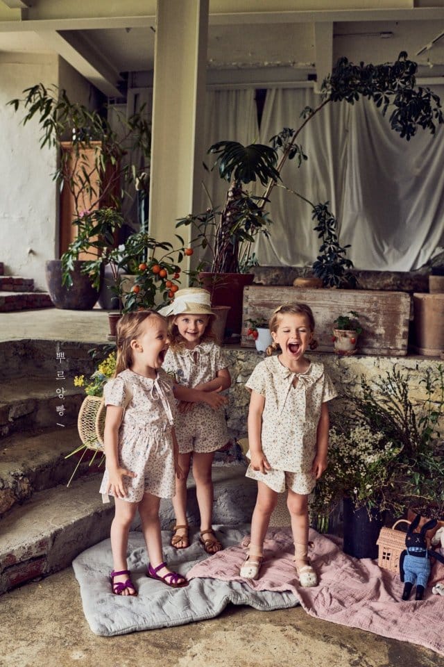 POURENFANT - Korean Children Fashion - #Kfashion4kids - Loha Top Bottom Set - 5