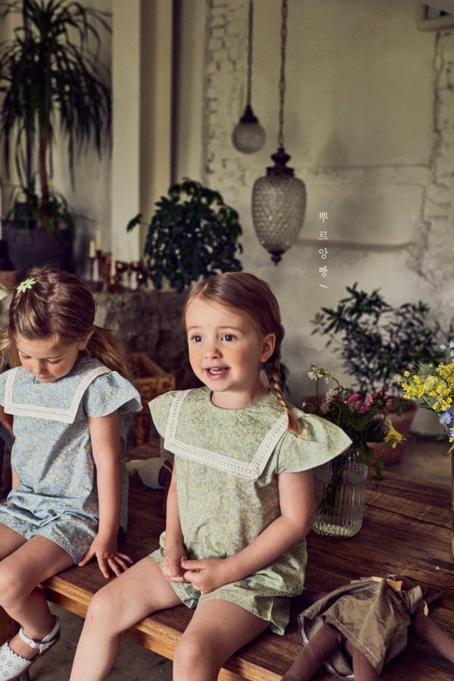 POURENFANT - Korean Children Fashion - #Kfashion4kids - Riff Bird Top Bottom Set
