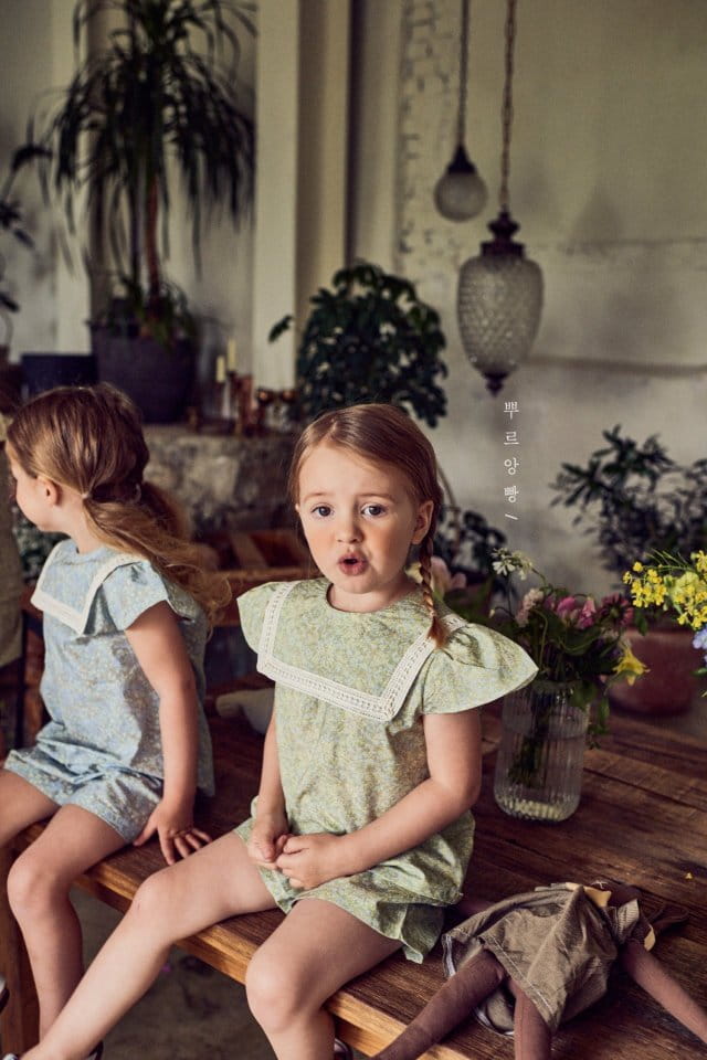 POURENFANT - Korean Children Fashion - #Kfashion4kids - Riff Bird Top Bottom Set - 9