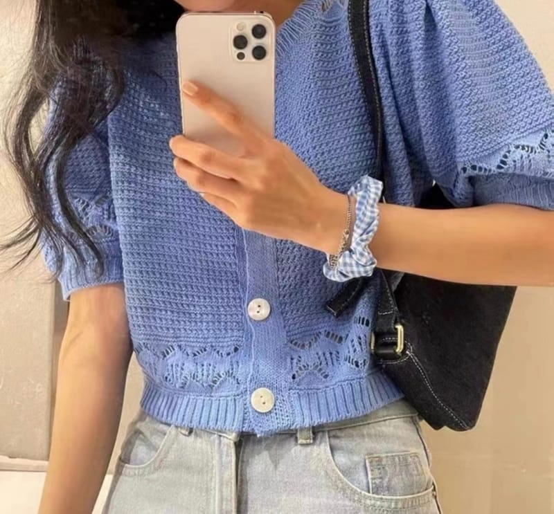 REFRESH - Korean Children Fashion - #Kfashion4kids - Pucnching Knit - 4