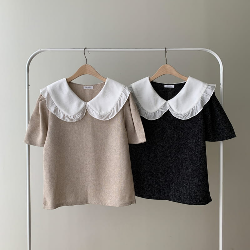 REFRESH - Korean Children Fashion - #Kfashion4kids - Twid Collar Blouse - 4