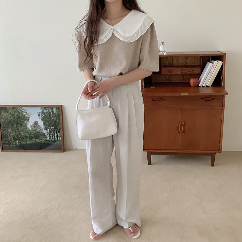 REFRESH - Korean Children Fashion - #Kfashion4kids - Collar Twid Blouse - 2