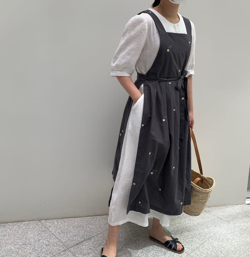REFRESH - Korean Children Fashion - #Kfashion4kids - Embroidery Apron  - 3