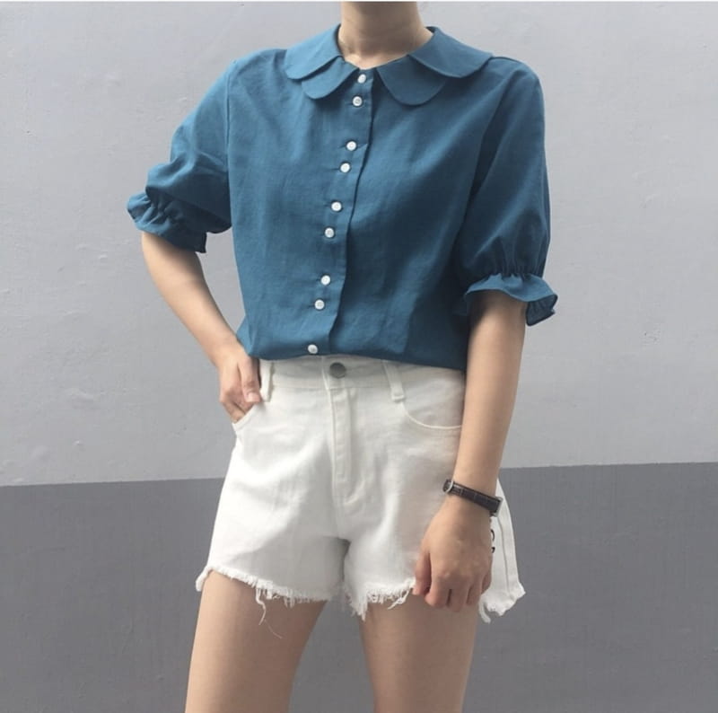 REFRESH - Korean Children Fashion - #Kfashion4kids - Collar Blouse
