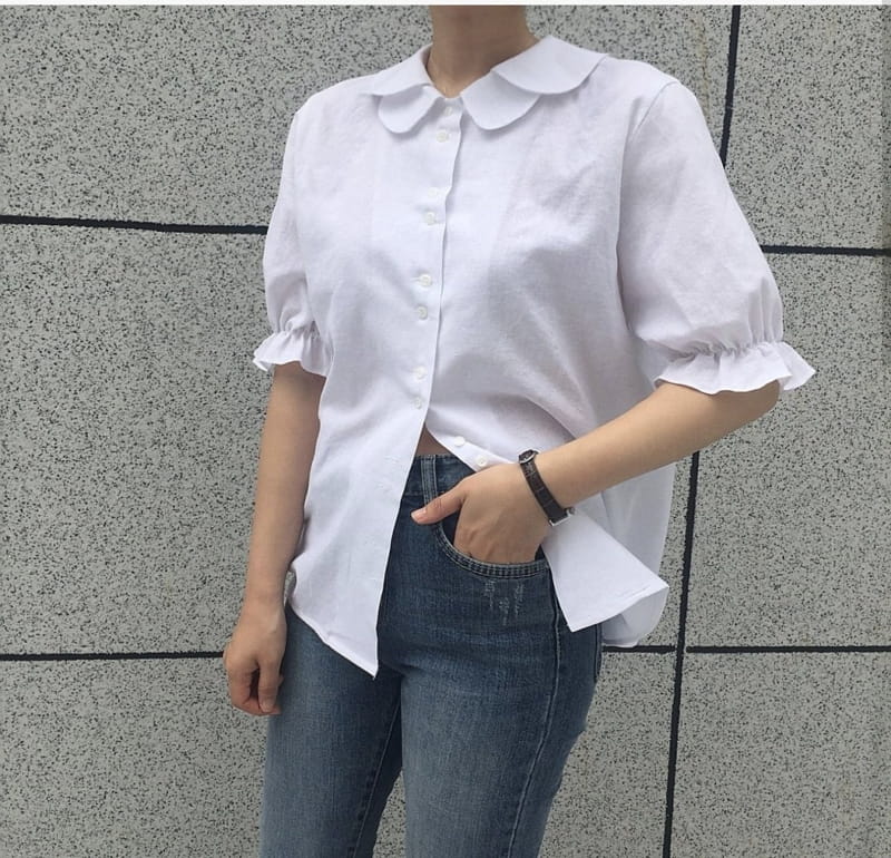 REFRESH - Korean Children Fashion - #Kfashion4kids - Collar Blouse - 3