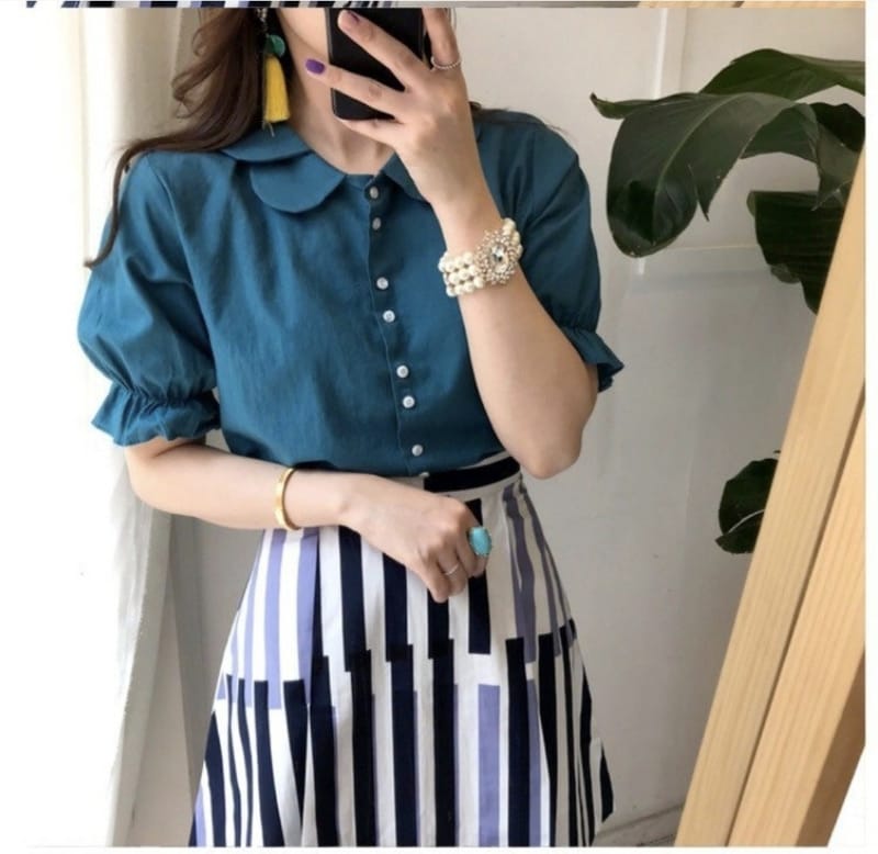 REFRESH - Korean Children Fashion - #Kfashion4kids - Collar Blouse - 4