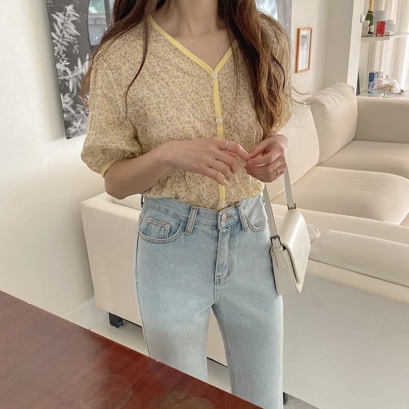 REFRESH - Korean Children Fashion - #Kfashion4kids - Canola Blouse