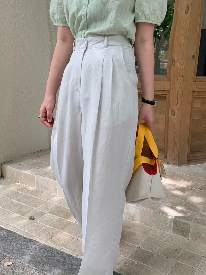 REFRESH - Korean Children Fashion - #Kfashion4kids - Wide Linen Pants - 2