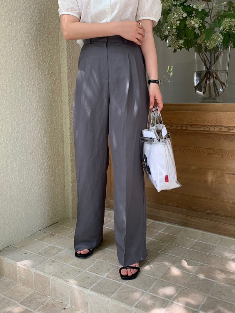 REFRESH - Korean Children Fashion - #Kfashion4kids - Wide Linen Pants - 3