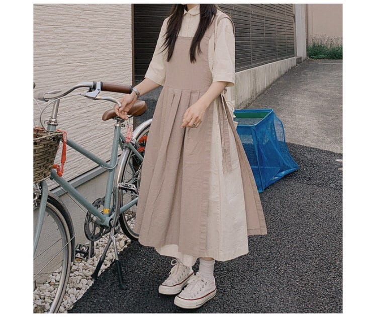 REFRESH - Korean Children Fashion - #Kfashion4kids - Apron One-piece