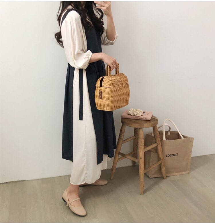 REFRESH - Korean Children Fashion - #Kfashion4kids - Apron One-piece - 3