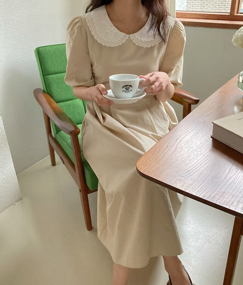 REFRESH - Korean Children Fashion - #Kfashion4kids - Muse Collar One-piece