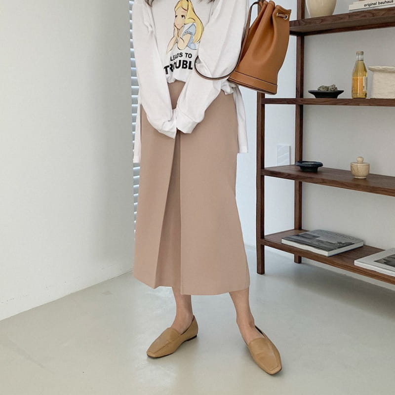 REFRESH - Korean Children Fashion - #Kfashion4kids - Maxi Wrinkle Skirt - 2