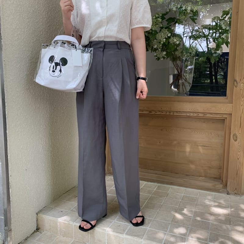 REFRESH - Korean Children Fashion - #Kfashion4kids - Linen Wide Pants