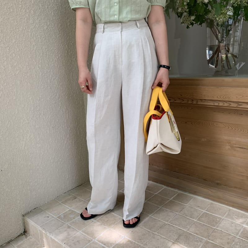 REFRESH - Korean Children Fashion - #Kfashion4kids - Linen Wide Pants - 2