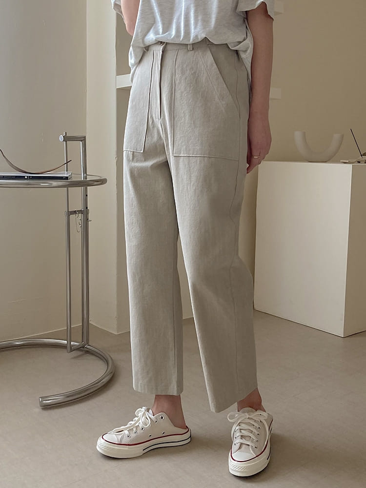 REFRESH - Korean Children Fashion - #Kfashion4kids - Linen Baggy Pants