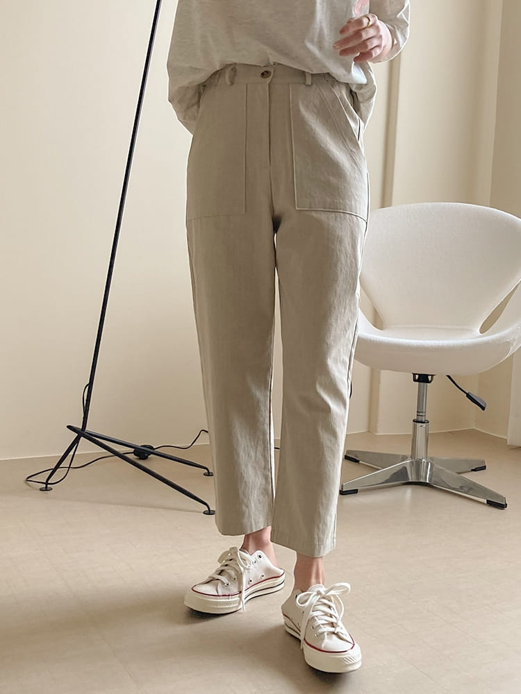 REFRESH - Korean Children Fashion - #Kfashion4kids - Linen Baggy Pants - 3