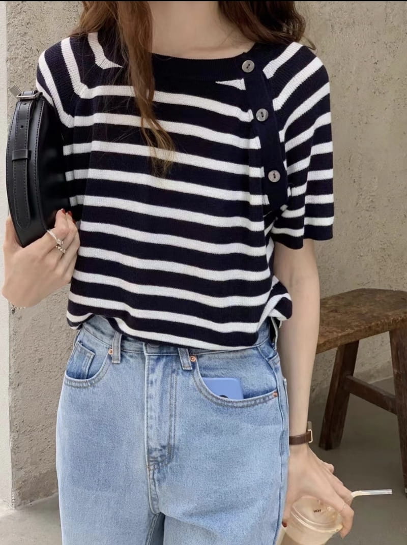 REFRESH - Korean Children Fashion - #Kfashion4kids - Stripes Knit