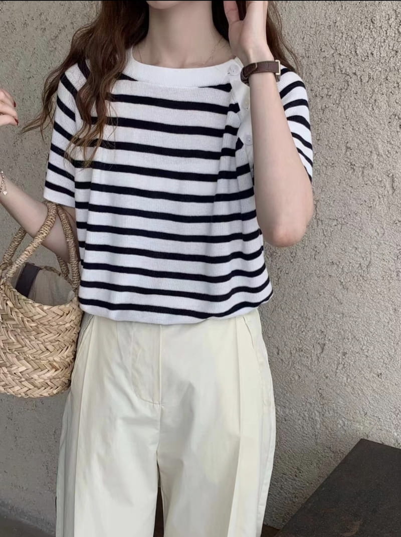 REFRESH - Korean Children Fashion - #Kfashion4kids - Stripes Knit - 2
