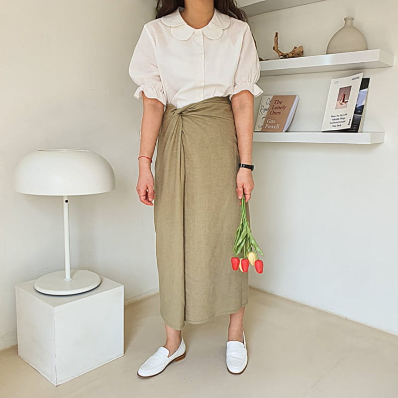 REFRESH - Korean Children Fashion - #Kfashion4kids - Twist Skirt - 3