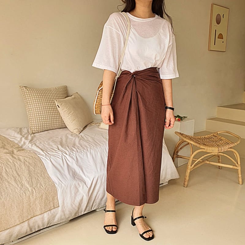 REFRESH - Korean Children Fashion - #Kfashion4kids - Twist Skirt - 4