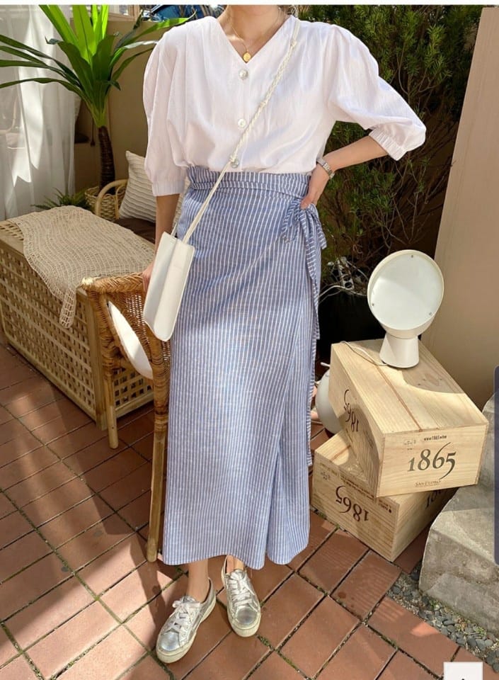 REFRESH - Korean Children Fashion - #Kfashion4kids - Stripes Skirt